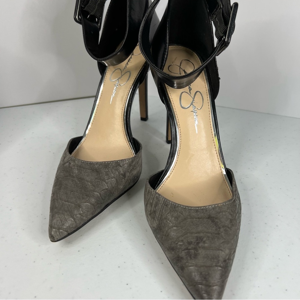 Jessica Simpson Ankle Buckle Pumps